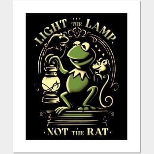 Muppet Christmas Carol - Light The Lamp Not The Rat Posters and Art